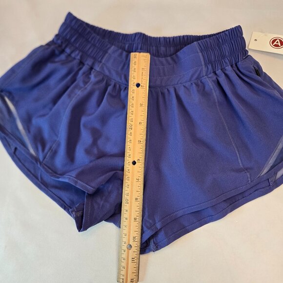 AUREFIN Women's Running Lightweight Workout Active Gym Short Shorts Sz XS Blue - Picture 11 of 12